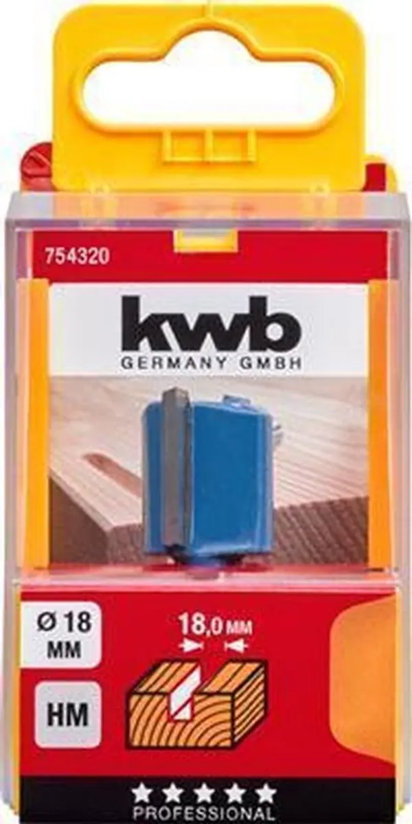 KWB Hm-Vingerfrees 18mm Cass,