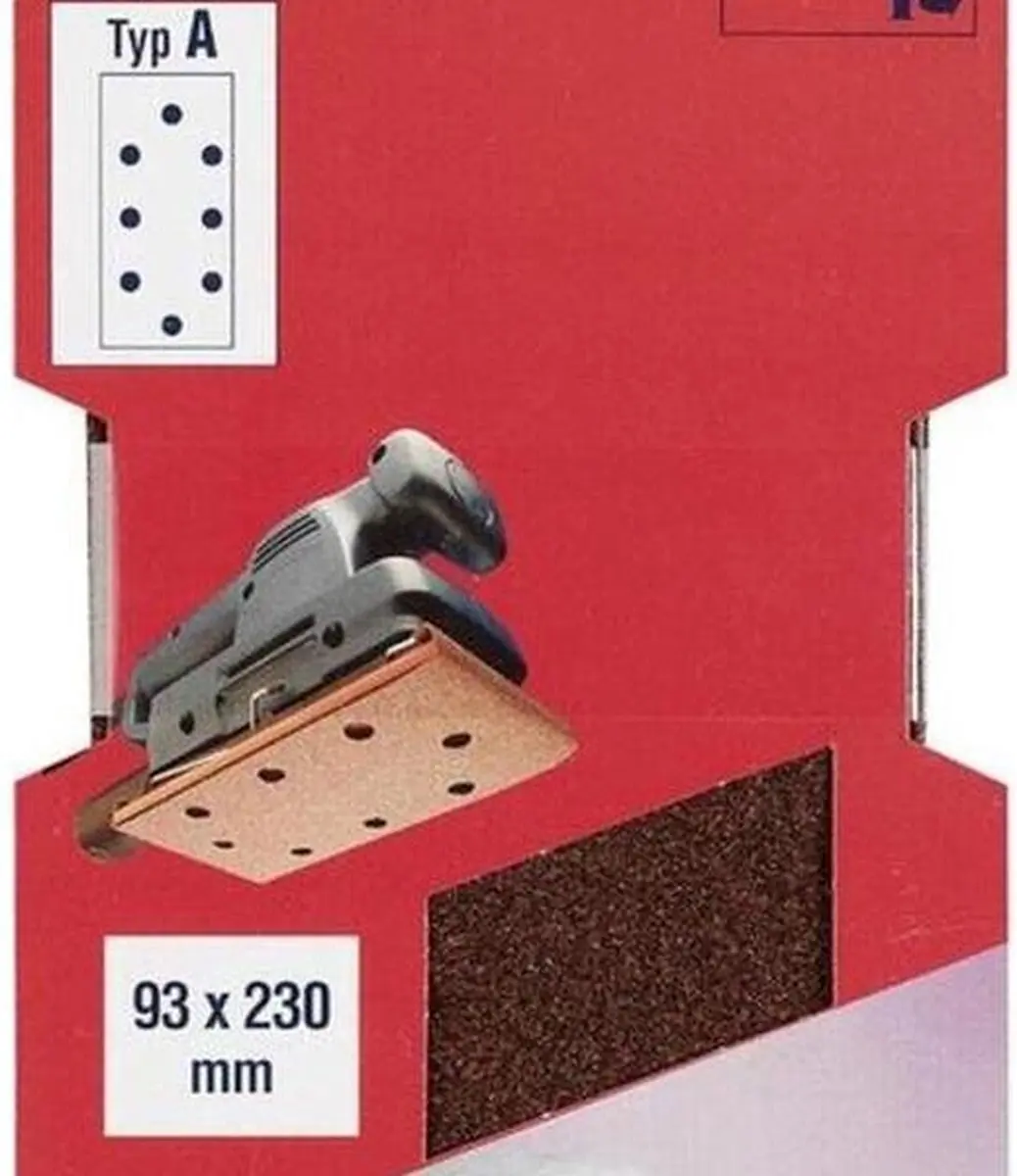 KWB Schuurstrook 93x230mm Korrel 40 - 10 Stuks