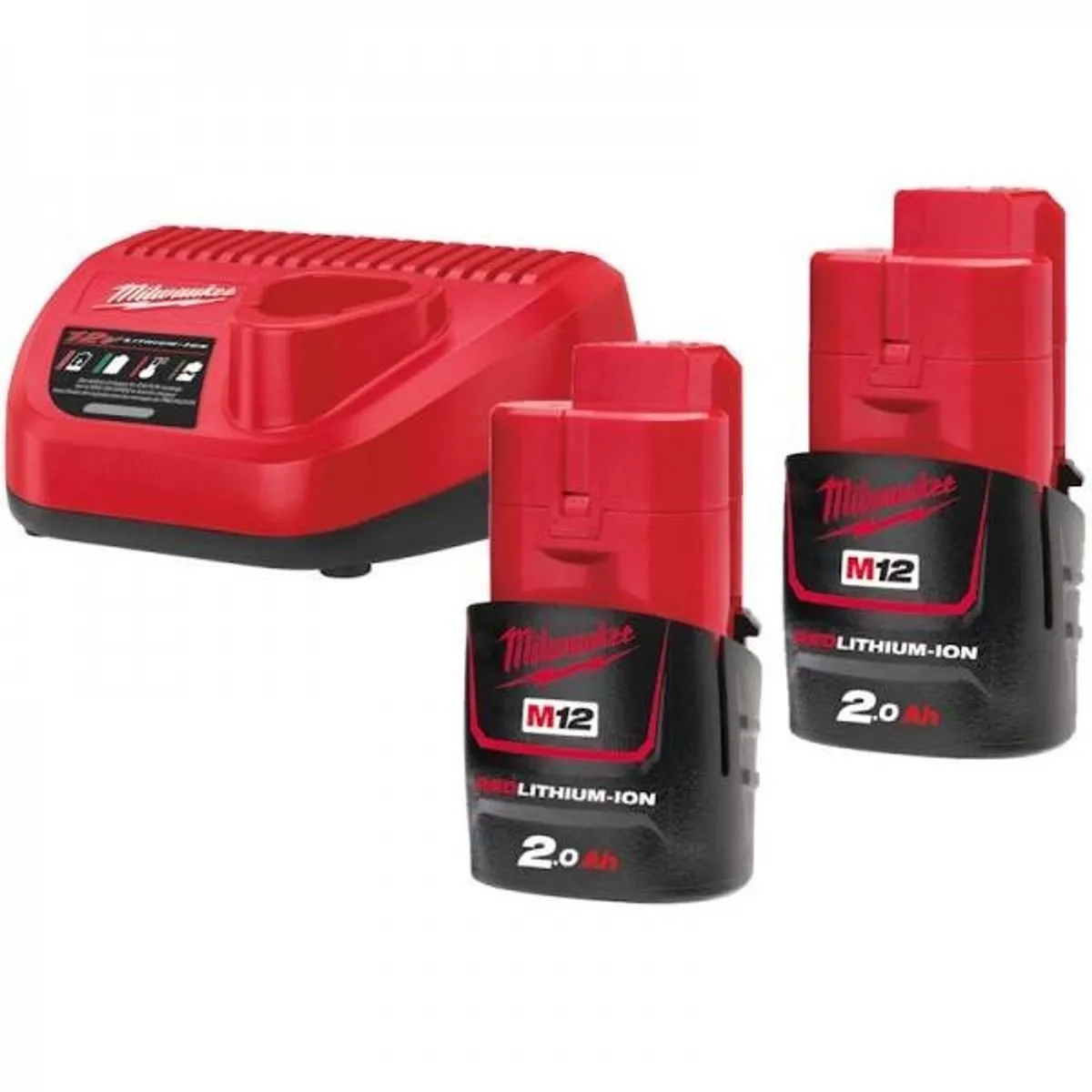 Milwaukee M12 NRG-202 Accu Pack 2x 2.0Ah - 4933459209
