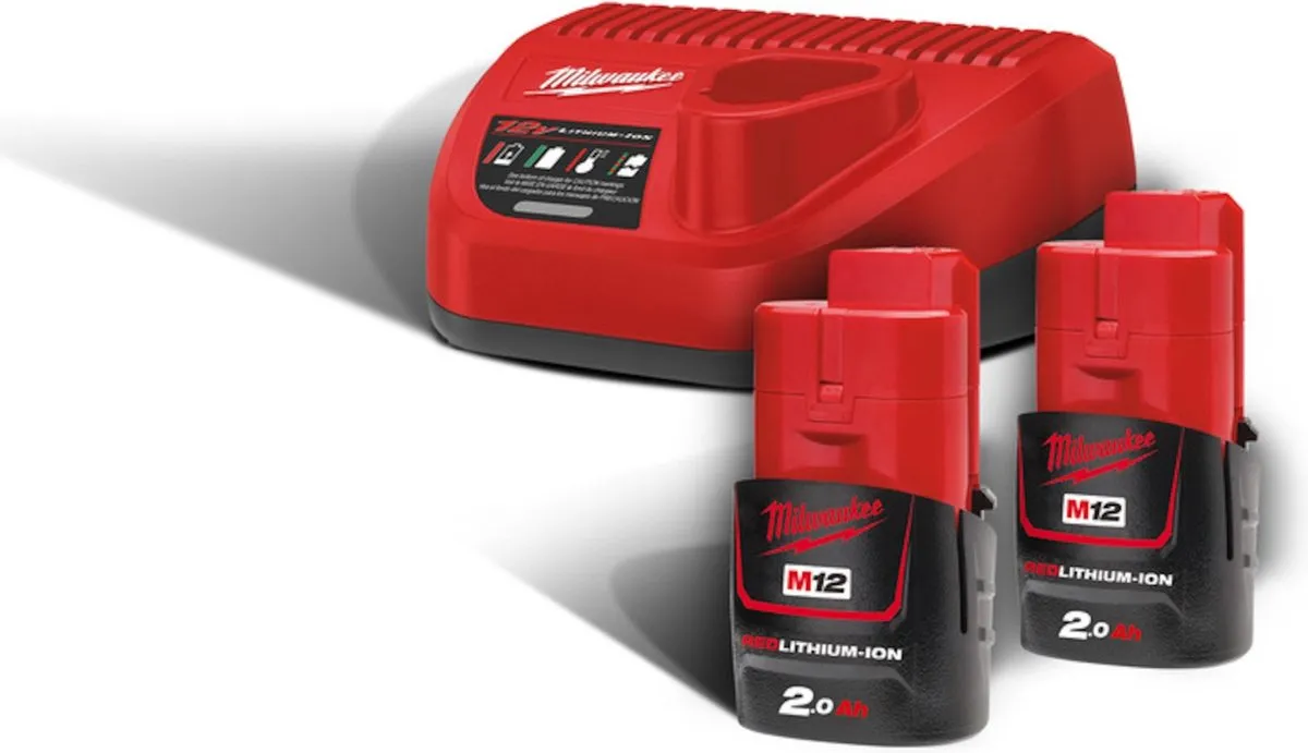 Milwaukee M12 NRG-202 Accu Pack 2x 2.0Ah