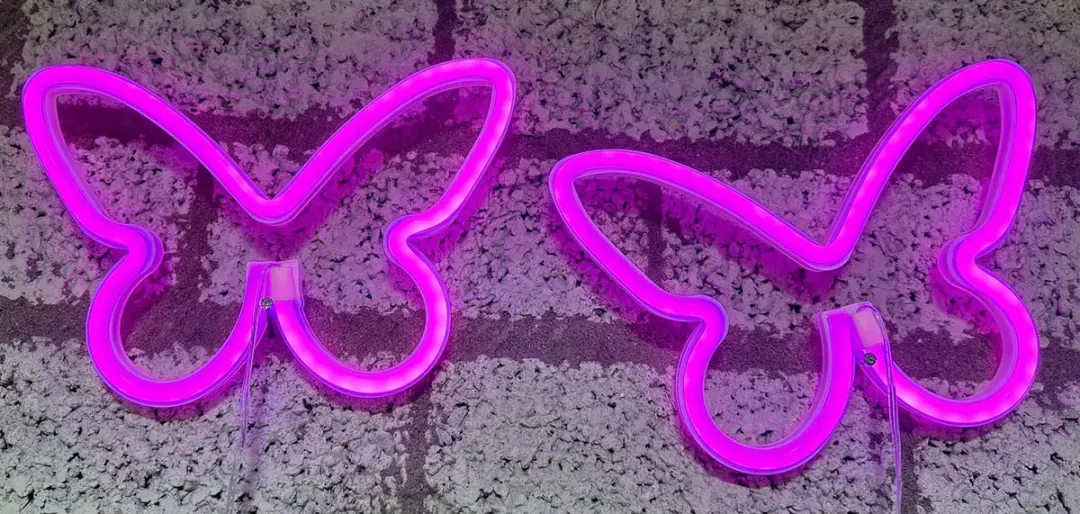 Impuls LED Vlinders Neon Roze