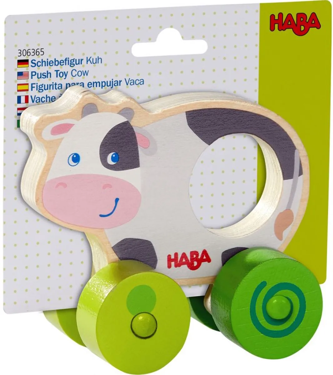 Haba Duwfiguur Koe - Multikleur