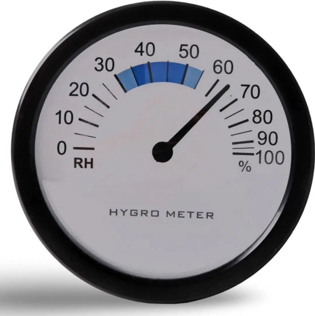 Talen Tools Hygrometer Rond 85mm - Zwart