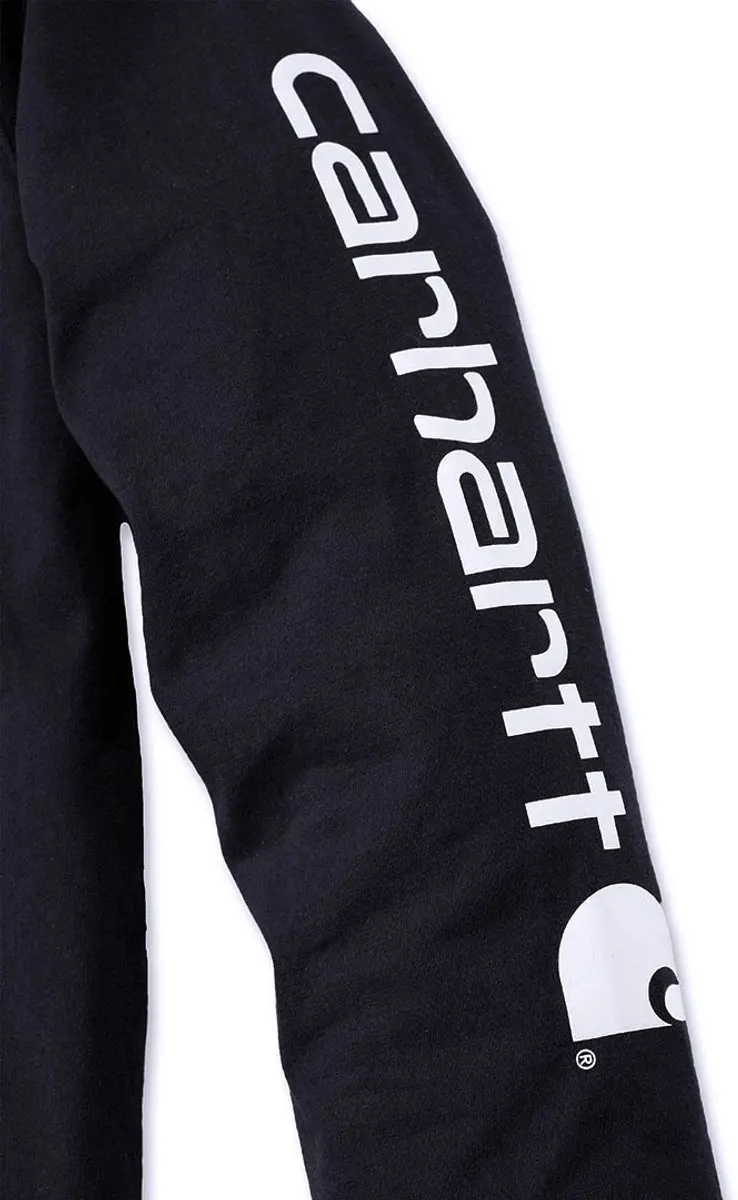 Carhartt EK231 Signature Sleeve Longsleeve T-Shirt - Zwart - L