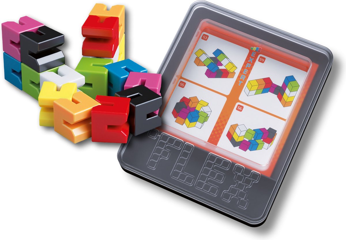 999 Games - Flex Puzzler MAX - Breinbreker - Uitdagende puzzel als fidget toy - Stimuleert het ruimtelijk inzicht - Educatief spel - Fidget Toy - Solo spel - Klein cadeautje