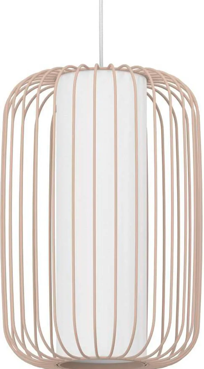 Eglo Terrarosa Hanglamp E27 - Ø24cm - Wit/Zand