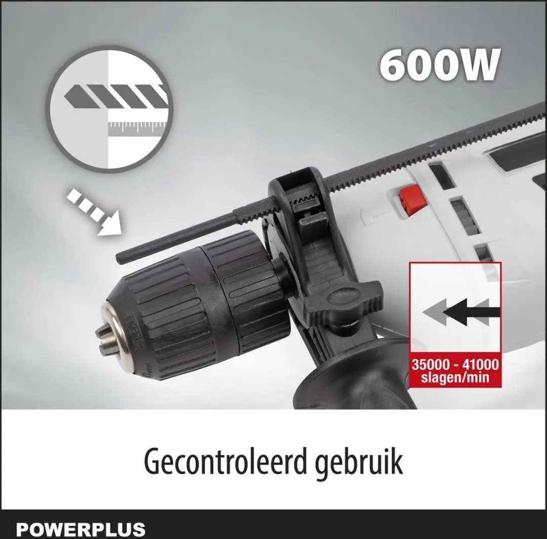 Powerplus POWC10200 Klopboormachine 600W - afbeelding 6 van 6
