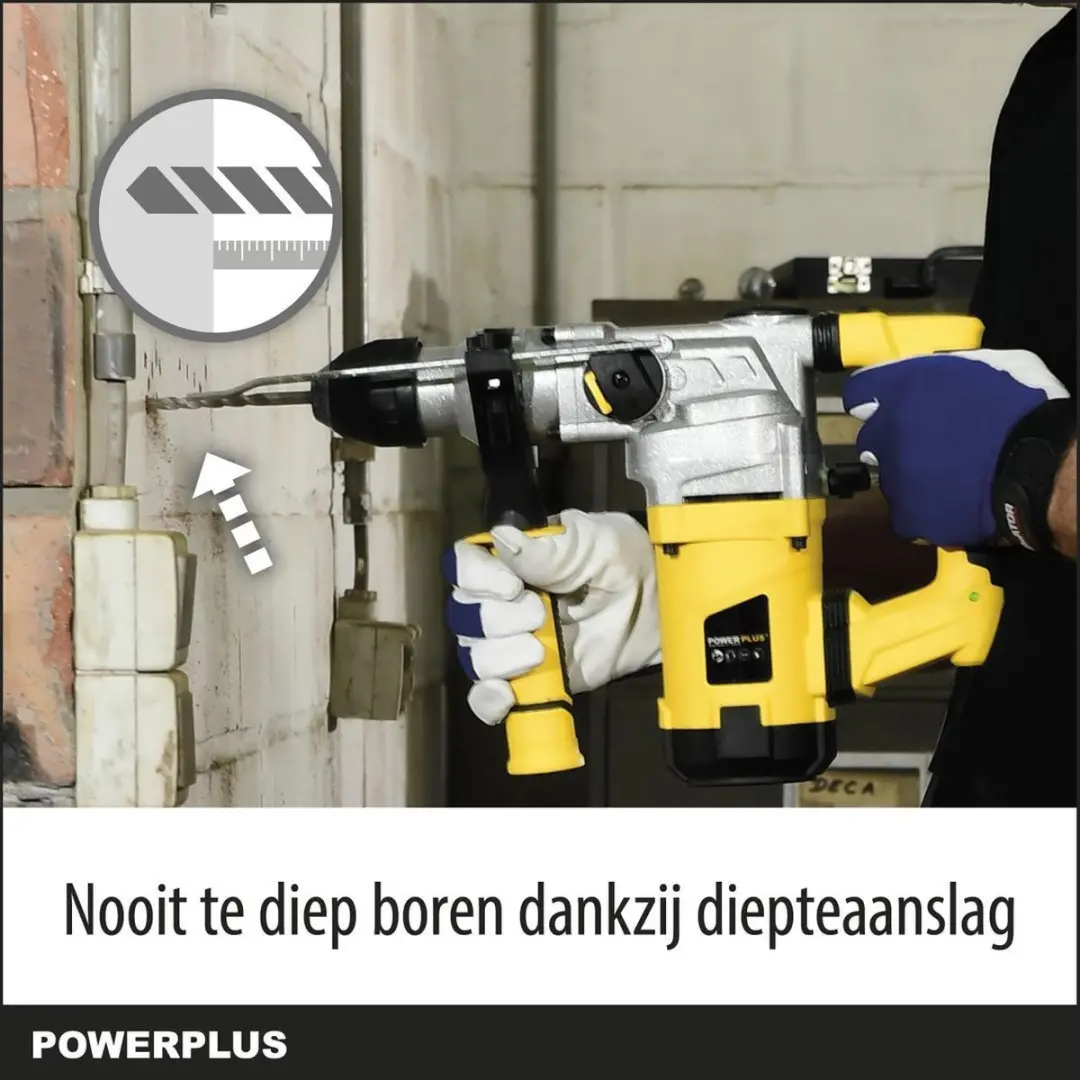 Powerplus POWX1175 Klopboormachine 1600W - SDS-plus - 5J - afbeelding 6 van 6
