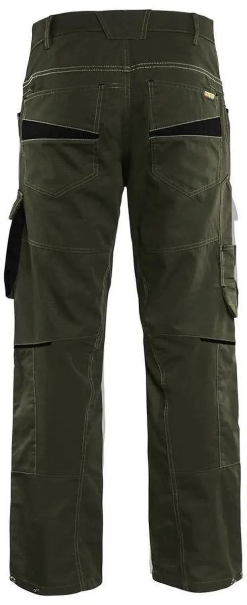 Blåkläder Service Werkbroek 1495-1330 - D108 - Groen/Zwart - afbeelding 6 van 6