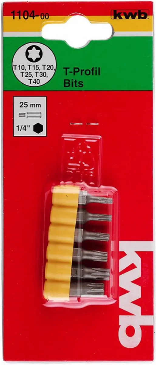 KWB Economy Torx Bitset 6-delig
