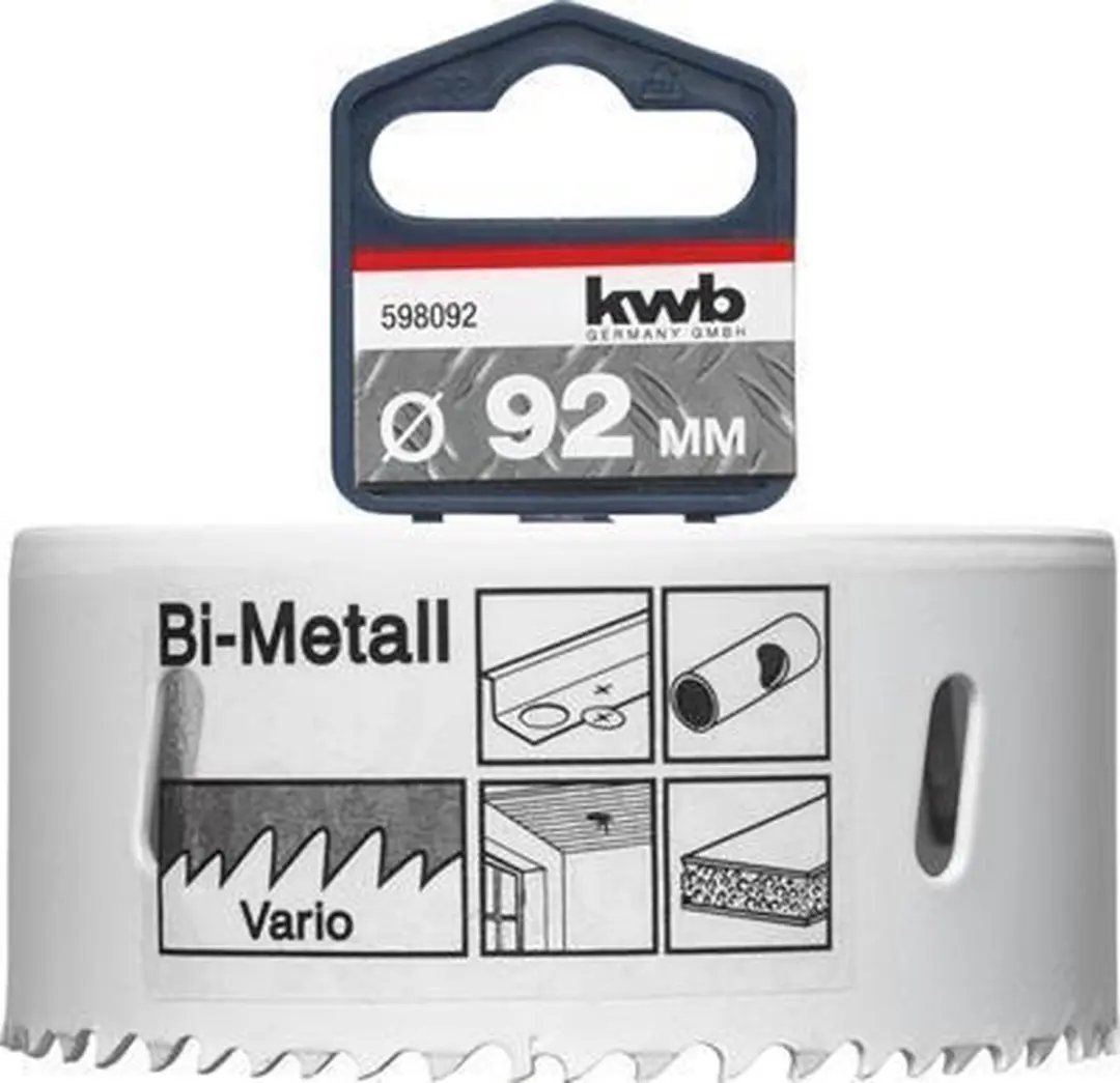 KWB Gatenzaag HSS Bi-metaal Ø92mm