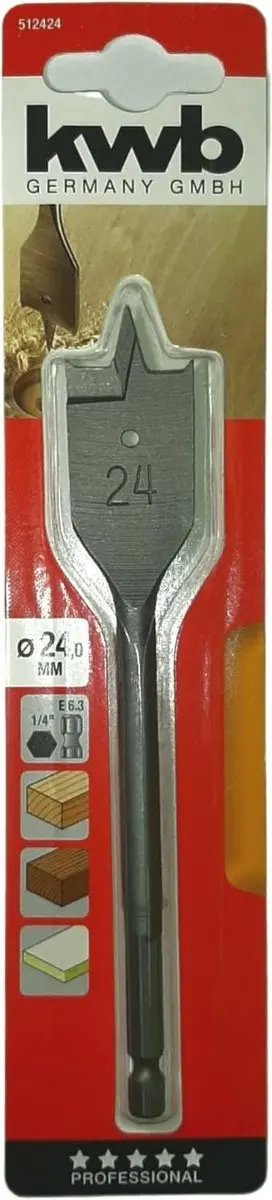 KWB Speedboor Lepelboor 24mm Profi