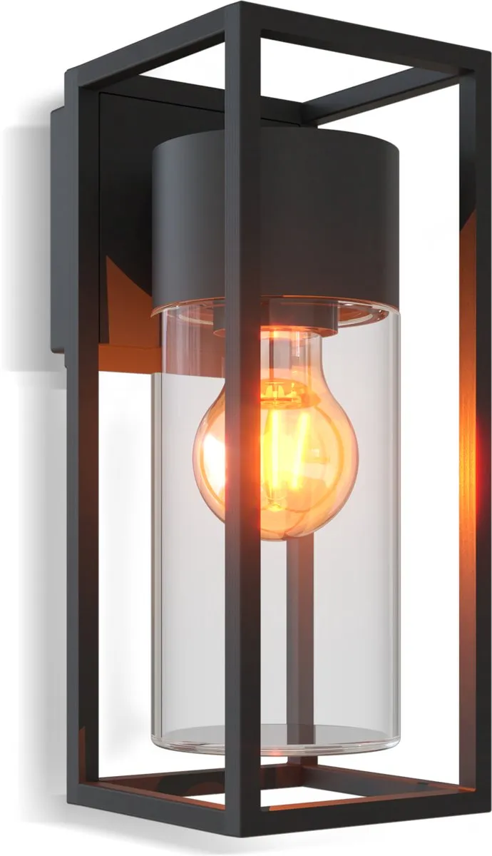 Calex Wandlamp E27 LED Dag/Nacht Sensor - 3.8W - Zwart