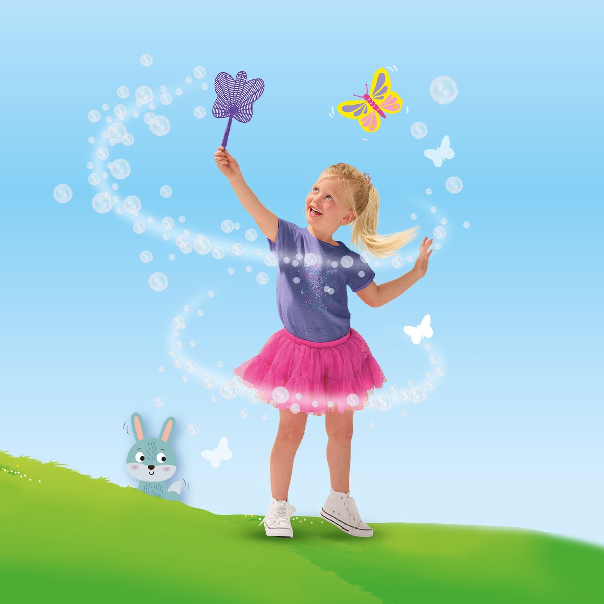 SES - Bubble Vlinder - sterk bellenblaassop - goed uitwasbaar - mega veel kleine bubbles