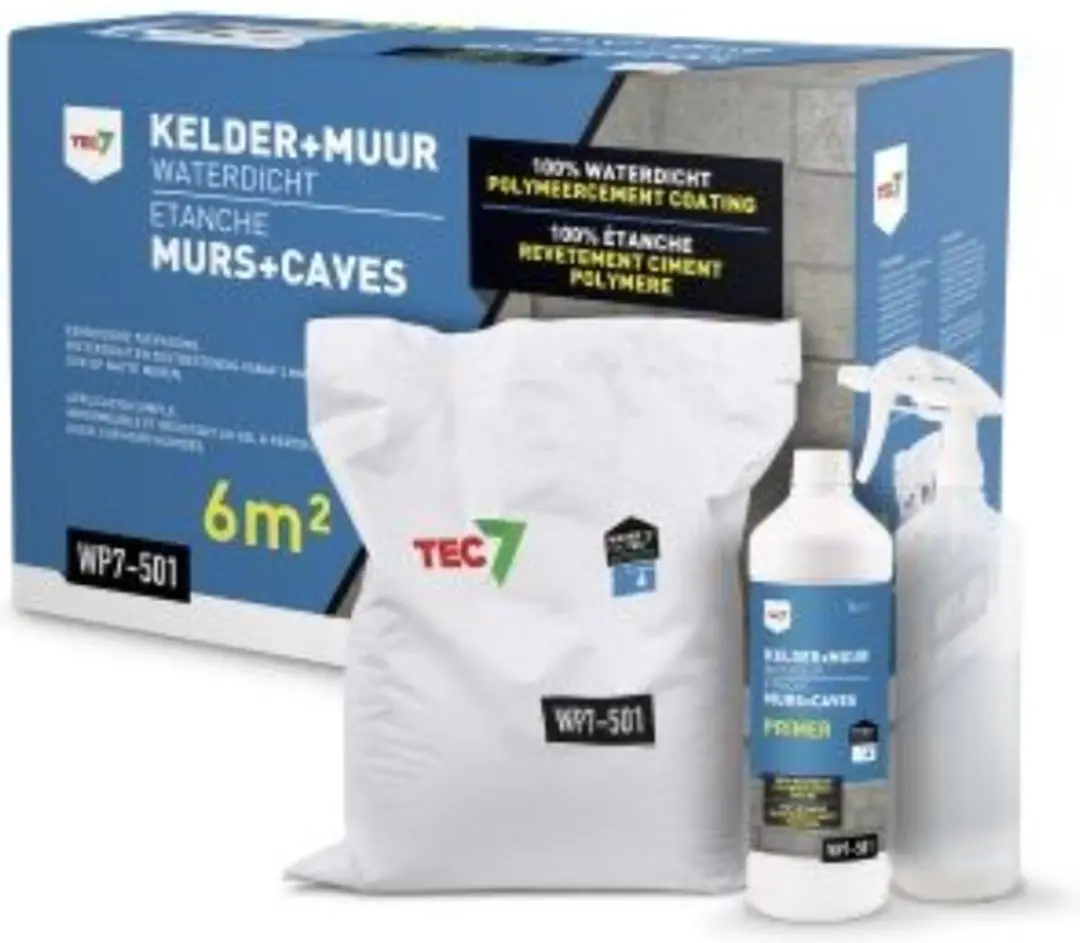 Tec7 WP7-501 Waterdicht Set 11kg - Kelder & Muur