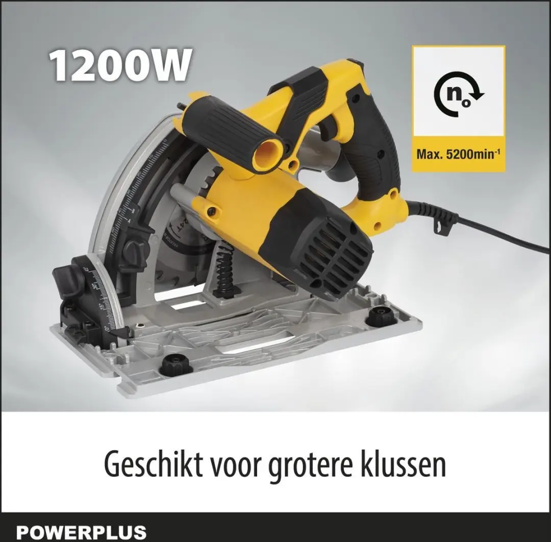 Powerplus POWX0562 Invalzaag 1200W - Ø165mm