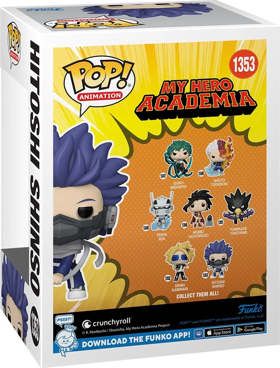 Funko Hitoshi Shinso - Funko Pop! - My Hero Academia Season 5 Figuur - 9cm