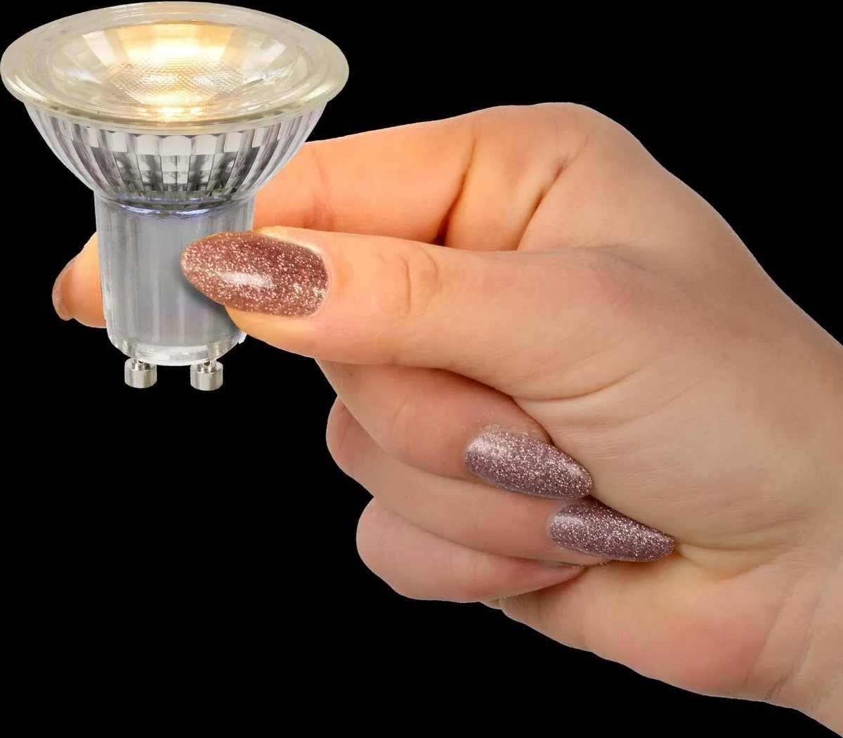 Lucide MR16 LED Lamp GU10 5W 2700K - Ø5cm Transparant