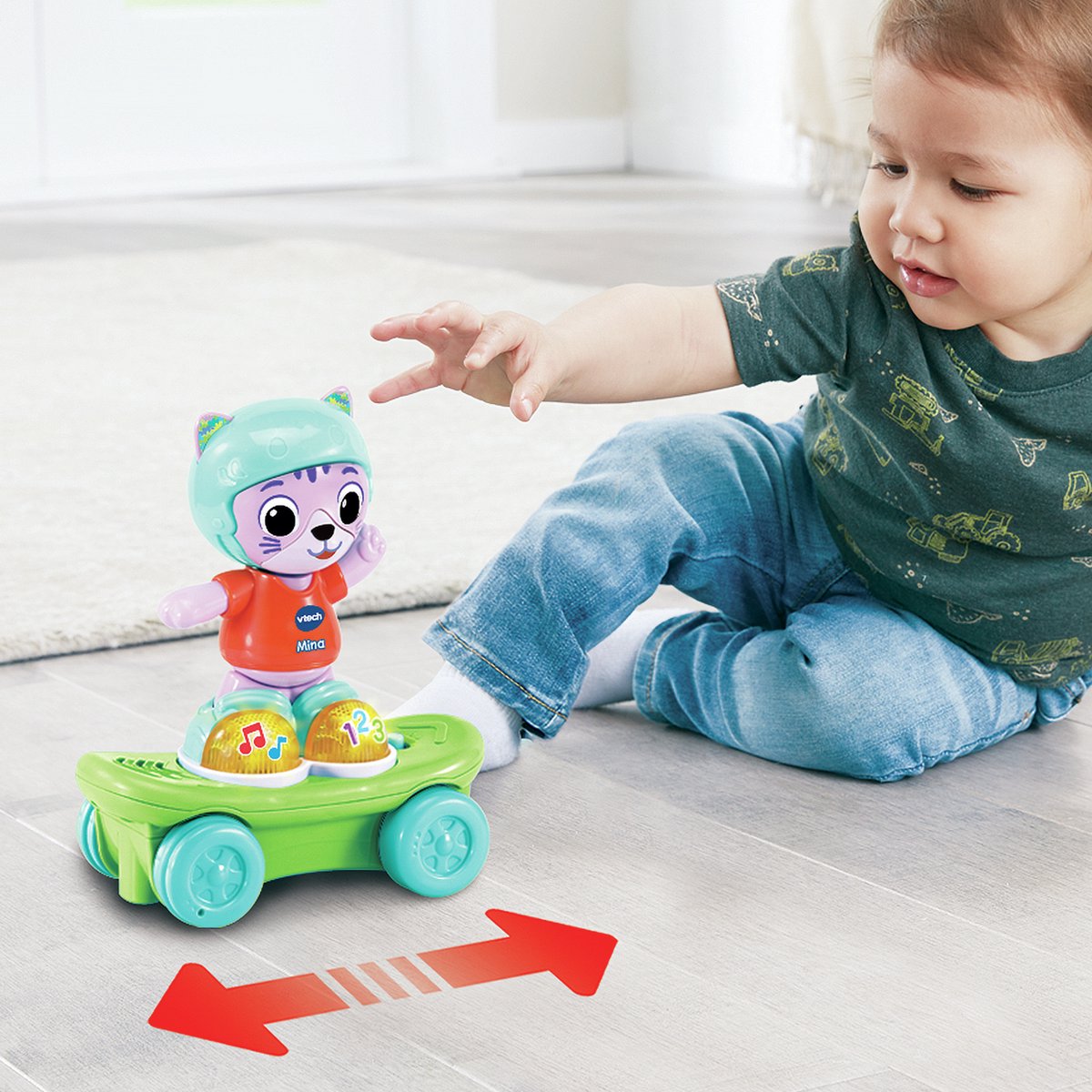 Educatief Spel Vtech Baby MINA, MON CHAT ROULI'GOLO Multicolour (1 Onderdelen)