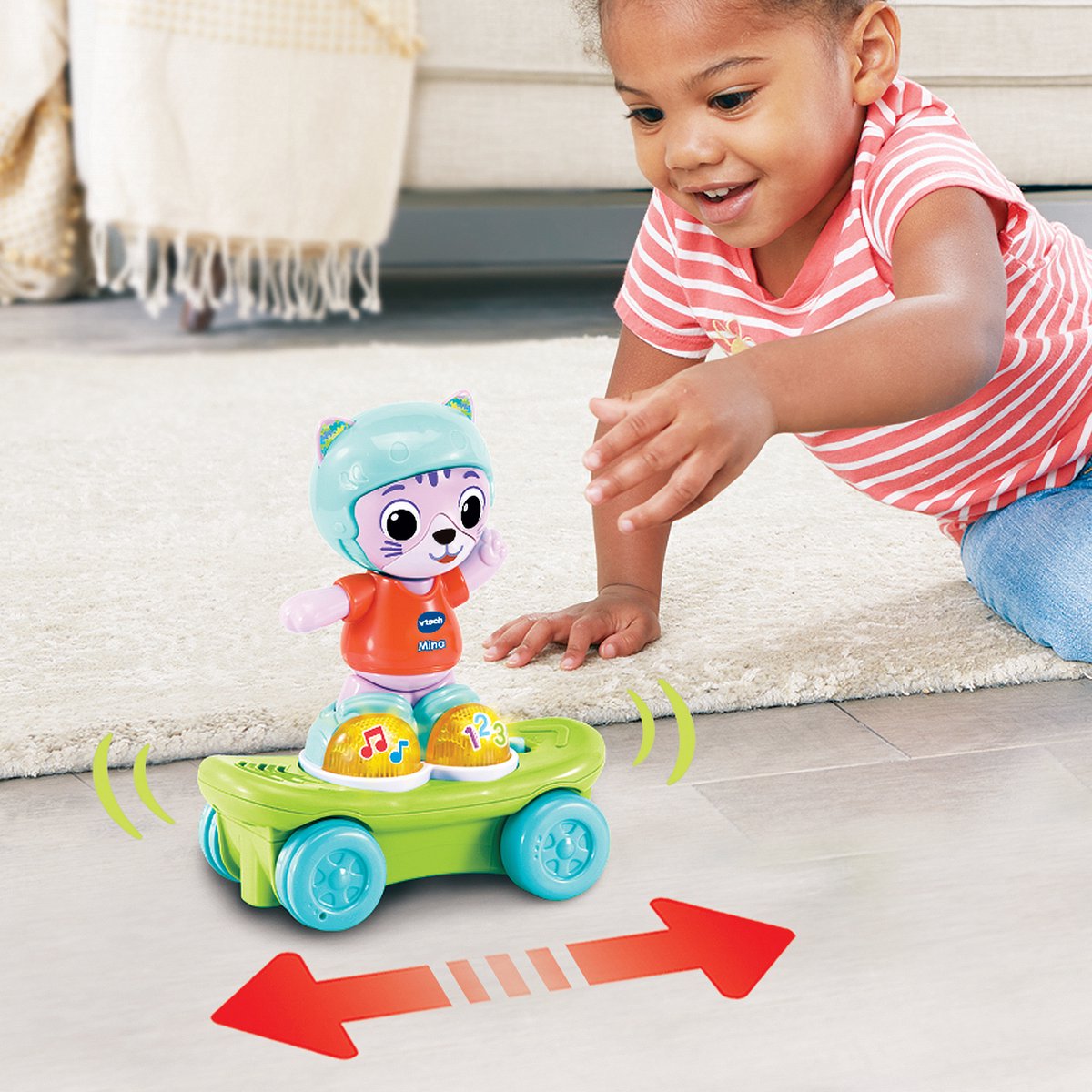 Educatief Spel Vtech Baby MINA, MON CHAT ROULI'GOLO Multicolour (1 Onderdelen)