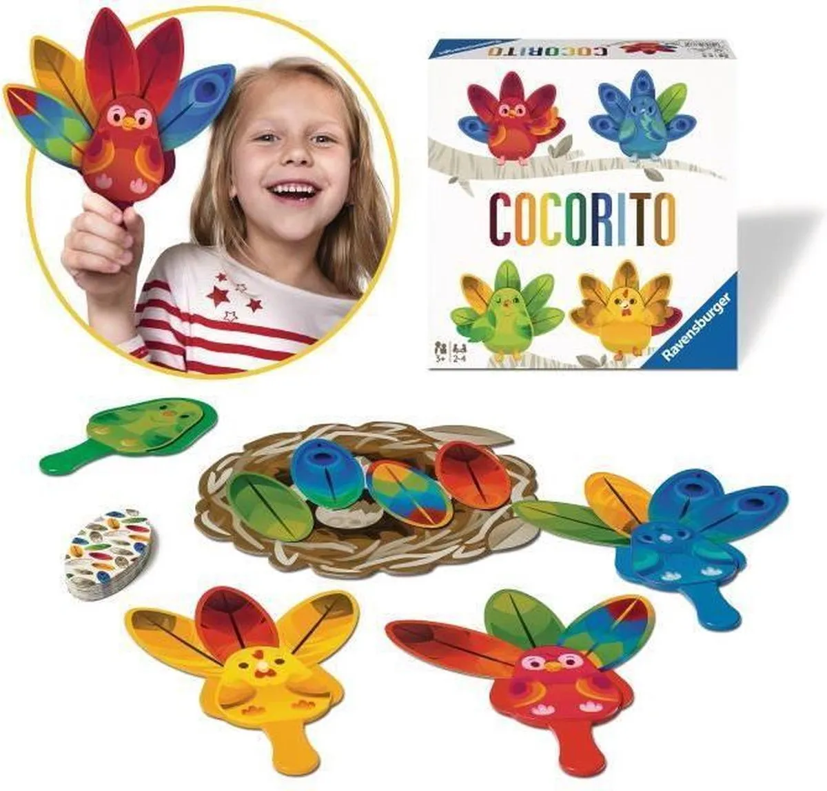 Ravensburger Cocorito Leerspel - Kleurenmix