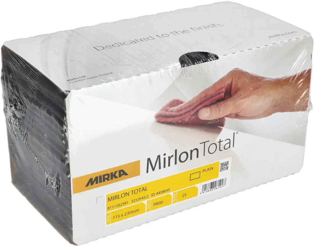 Mirka Mirlon Total Vlies Schleifstrips P800 115x230mm - 25 Stuks