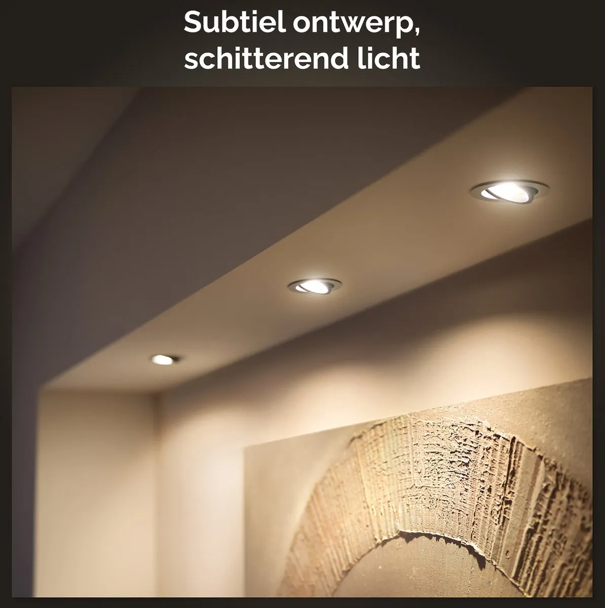 Philips Hue Milliskin Inbouwspot GU10 - 3 Stuks Wit