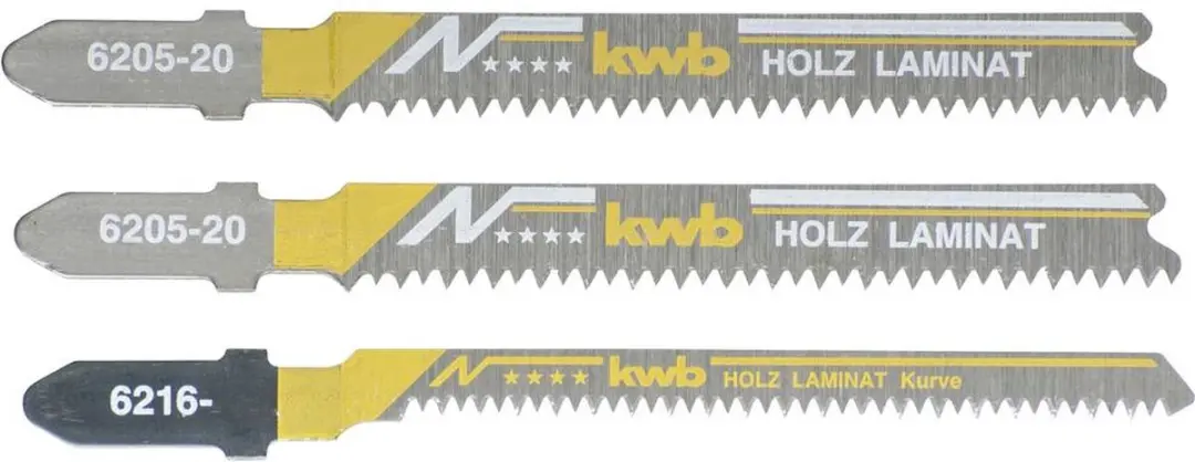 KWB Star Decoupeerzaagblad Laminaat 6223-20 - 3 Stuks