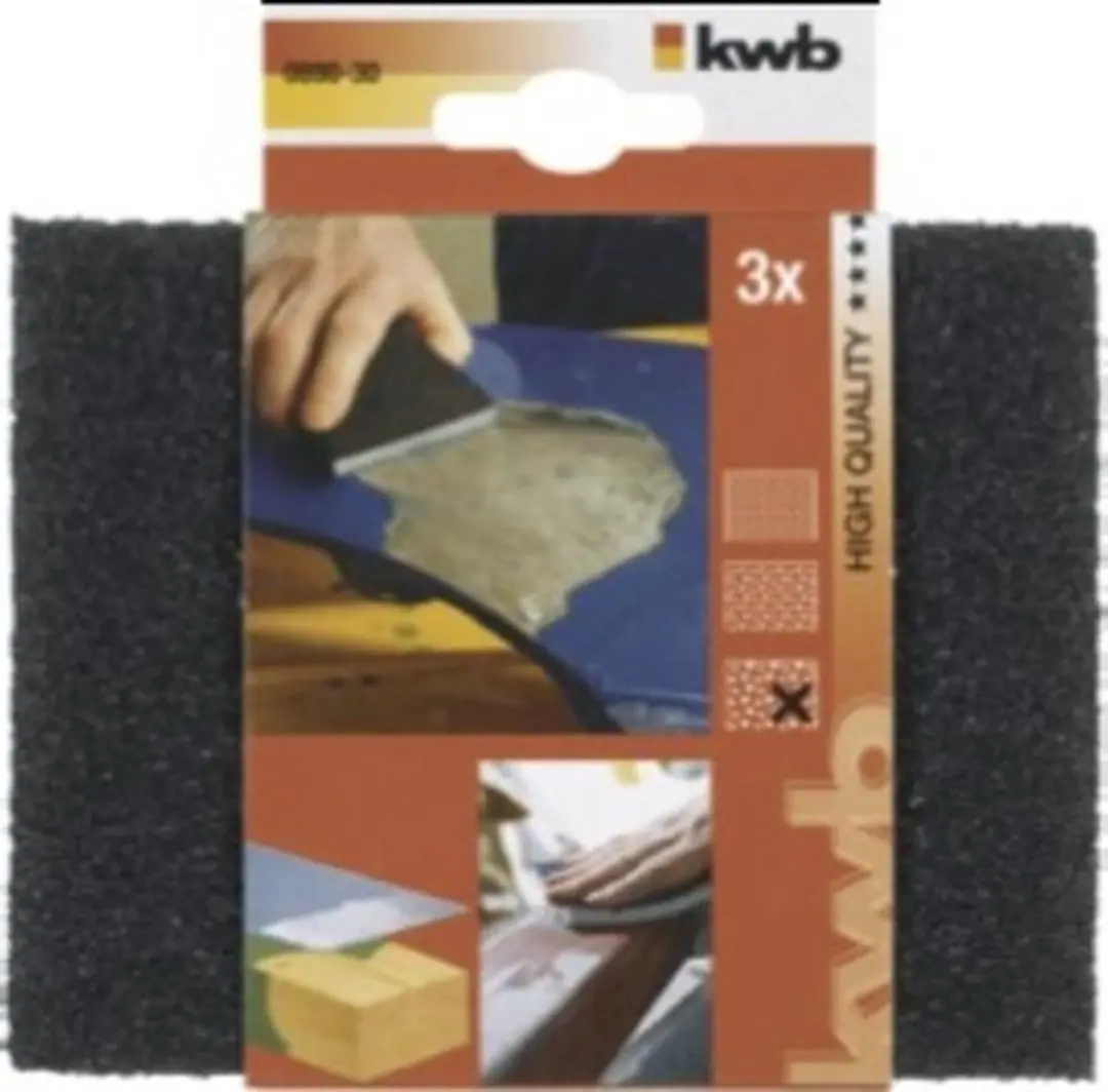 KWB Schuurspons 125x100x10mm