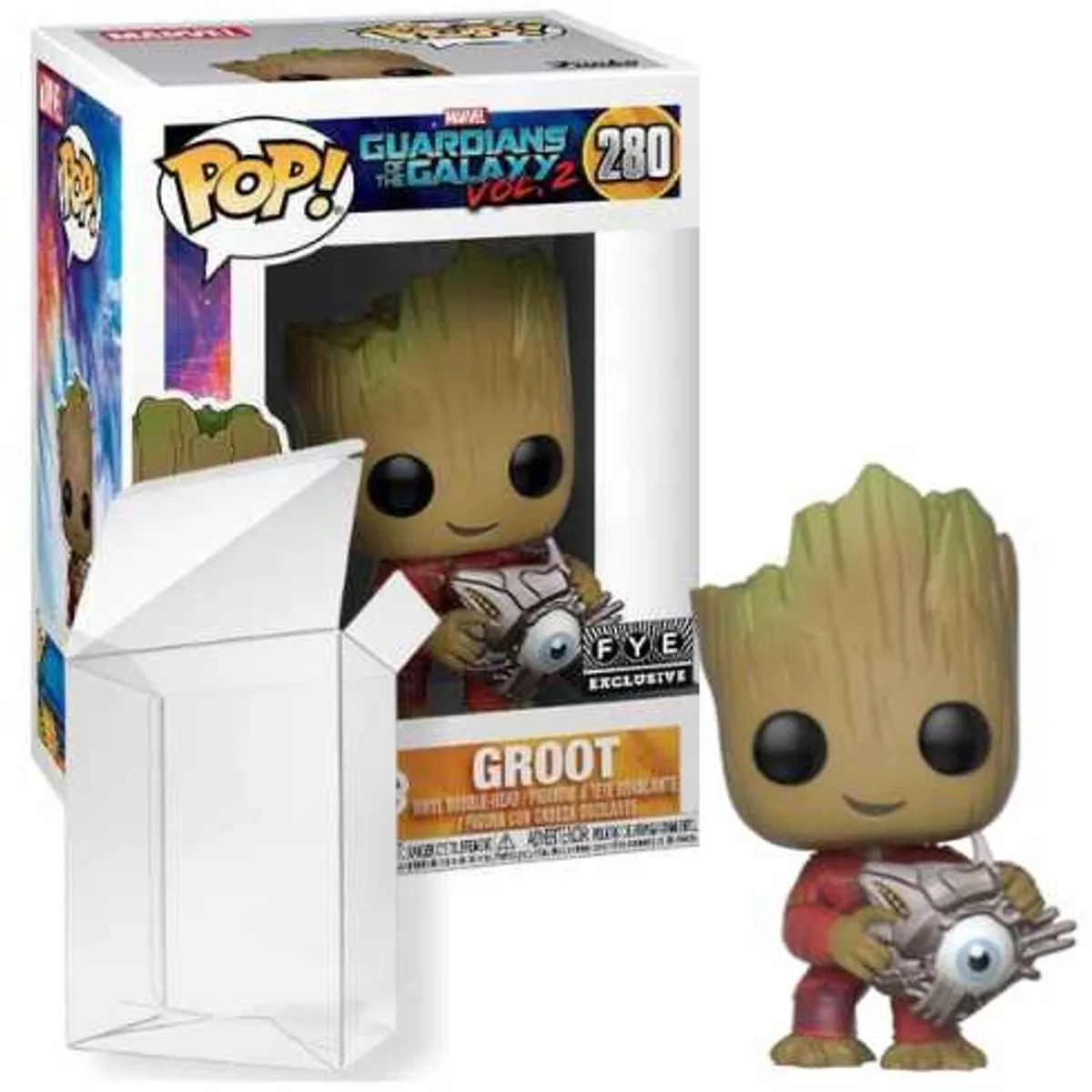 Funko Pop! Marvel Guardians of the Galaxy Vol. 2 Groot #280 FYE Exclusive - Multi