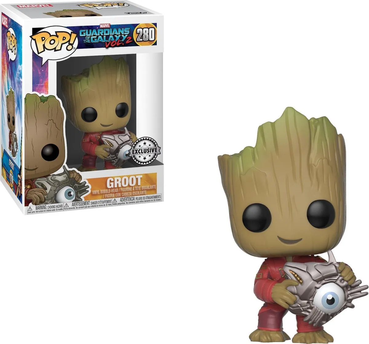 Funko Pop! Marvel Guardians of the Galaxy Vol. 2 Groot #280 FYE Exclusive