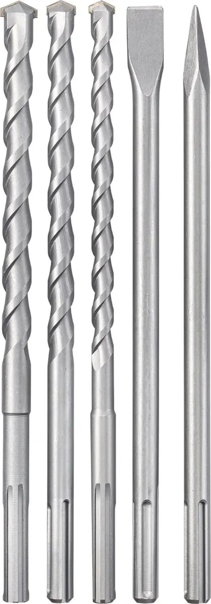 KWB SDS-Max Boor-/Beitelset 5-delig