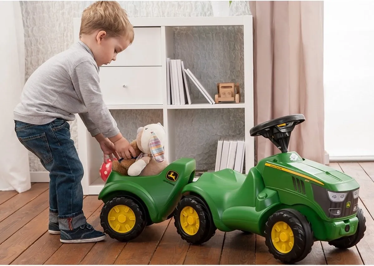Rolly Toys Aanhanger Minitrac John Deere - Groen