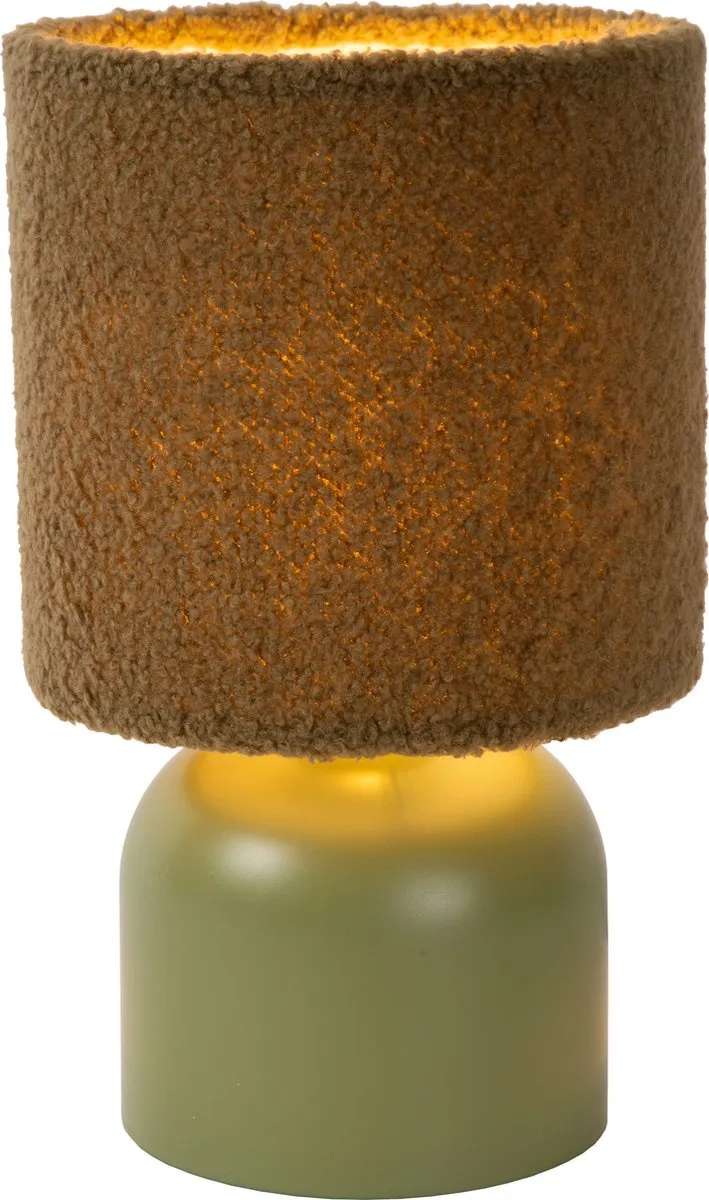 Lucide Woolly Tafellamp Ø16cm Groen