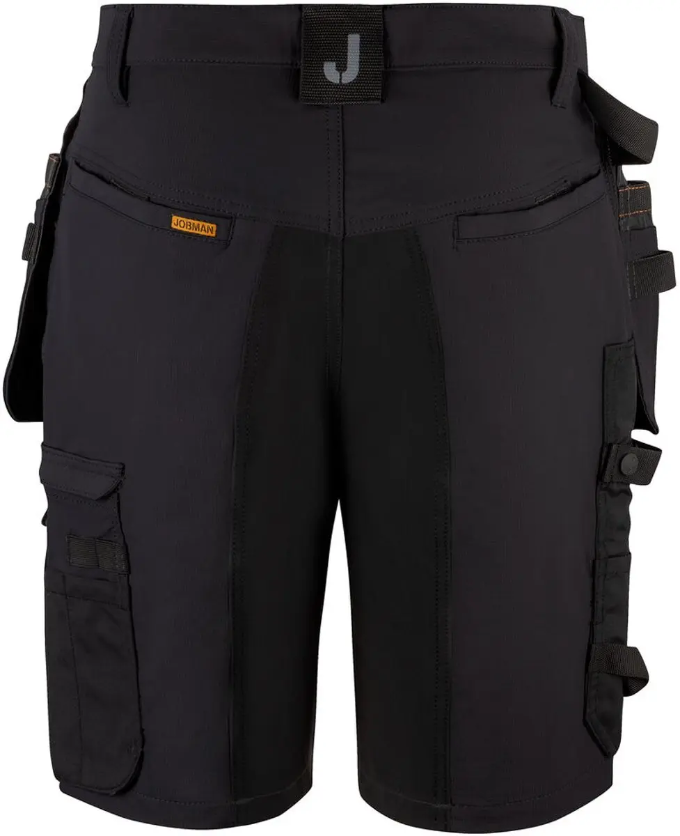 Jobman 2196 Stretch Shorts HP 65219618 - Zwart - afbeelding 6 van 6