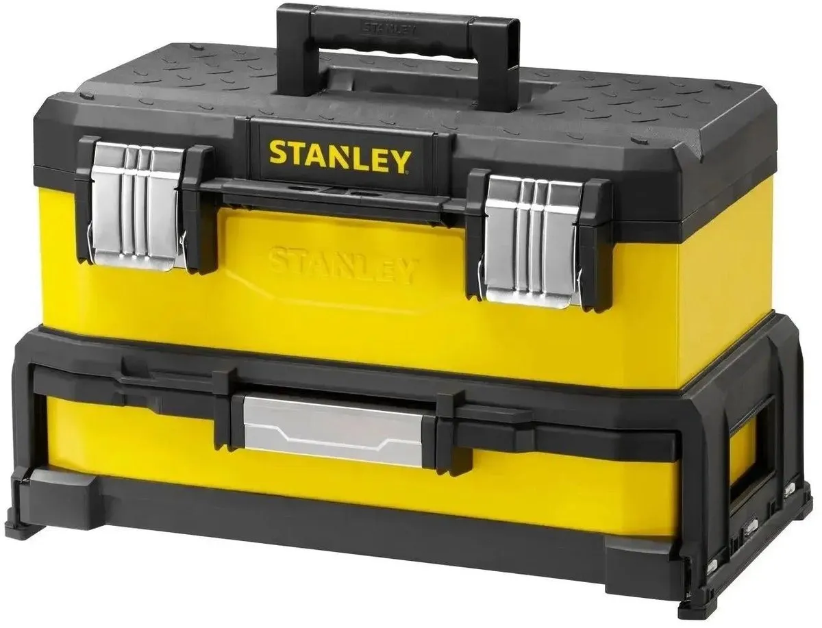 Stanley Gereedschapskoffer MP 20" met Schuif - 2-delig - Geel/Zwart
