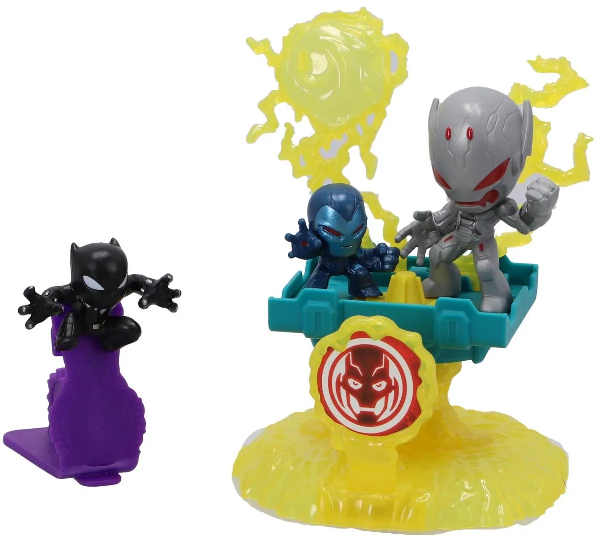 Hasbro Marvel Stunt Squad Speelset Iron Man vs Black Panther - Multi