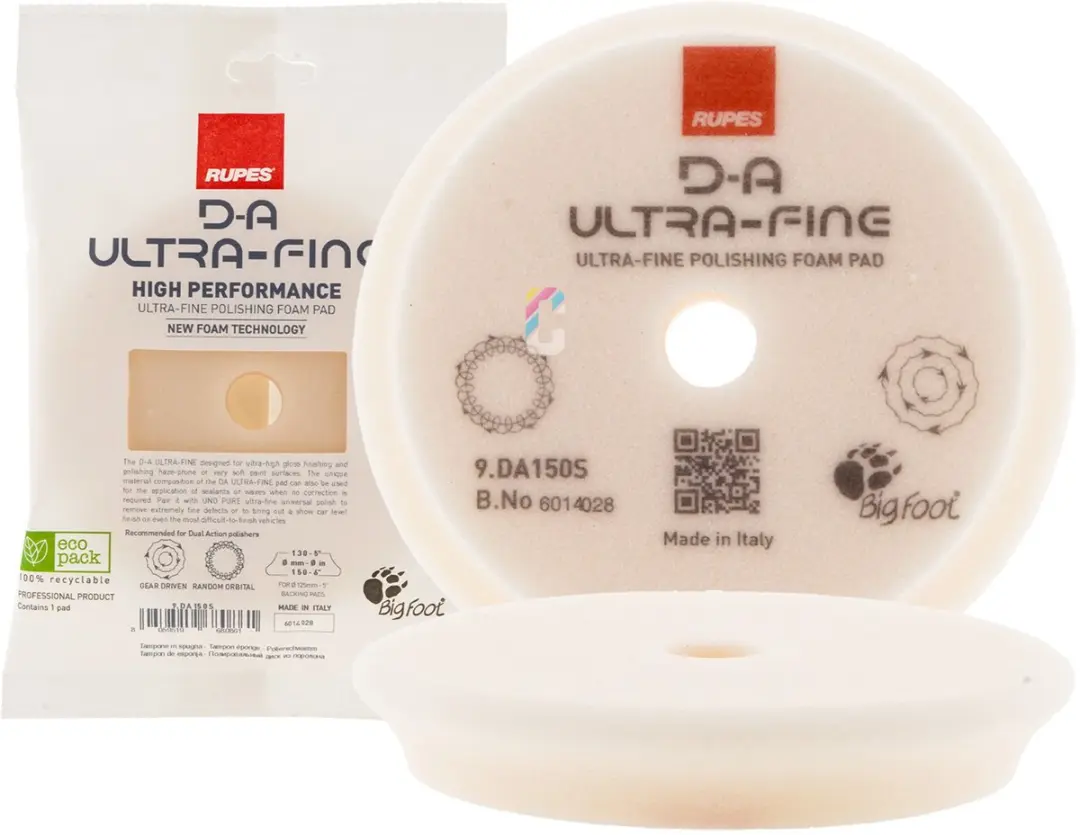 Rupes D-A Ultra Fine Polijstschijf 150mm - Foam