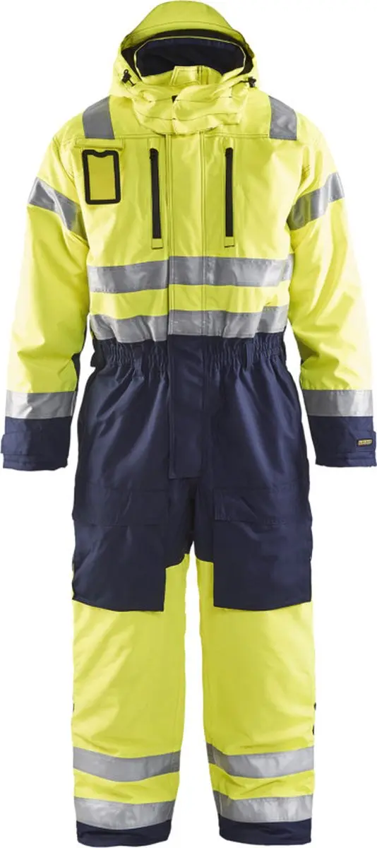 Blåkläder Winteroverall High Vis 6763-1977 - 60 - High Vis Geel/Marineblauw