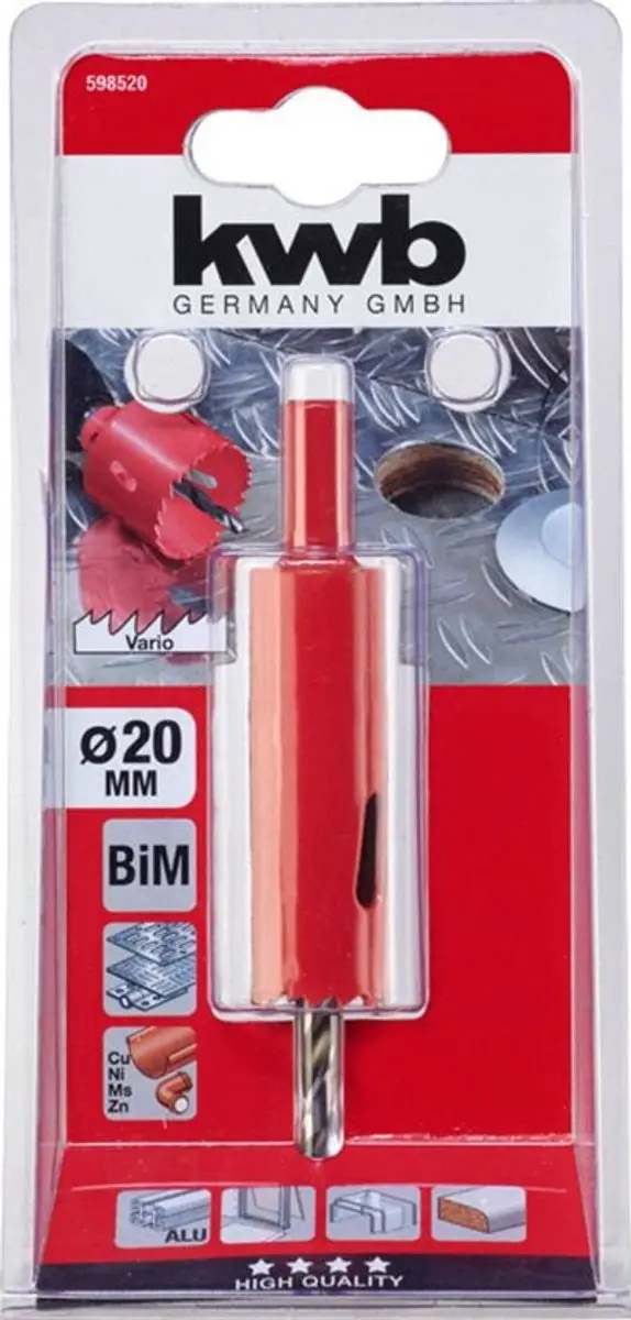 KWB 598520 Gatenzaag 20mm - Metaal