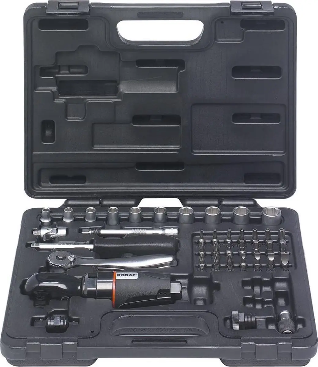 RODAC RC582BC Ratelsleutelset 1/4" & 3/8" - 850 rpm - Meerkleurig