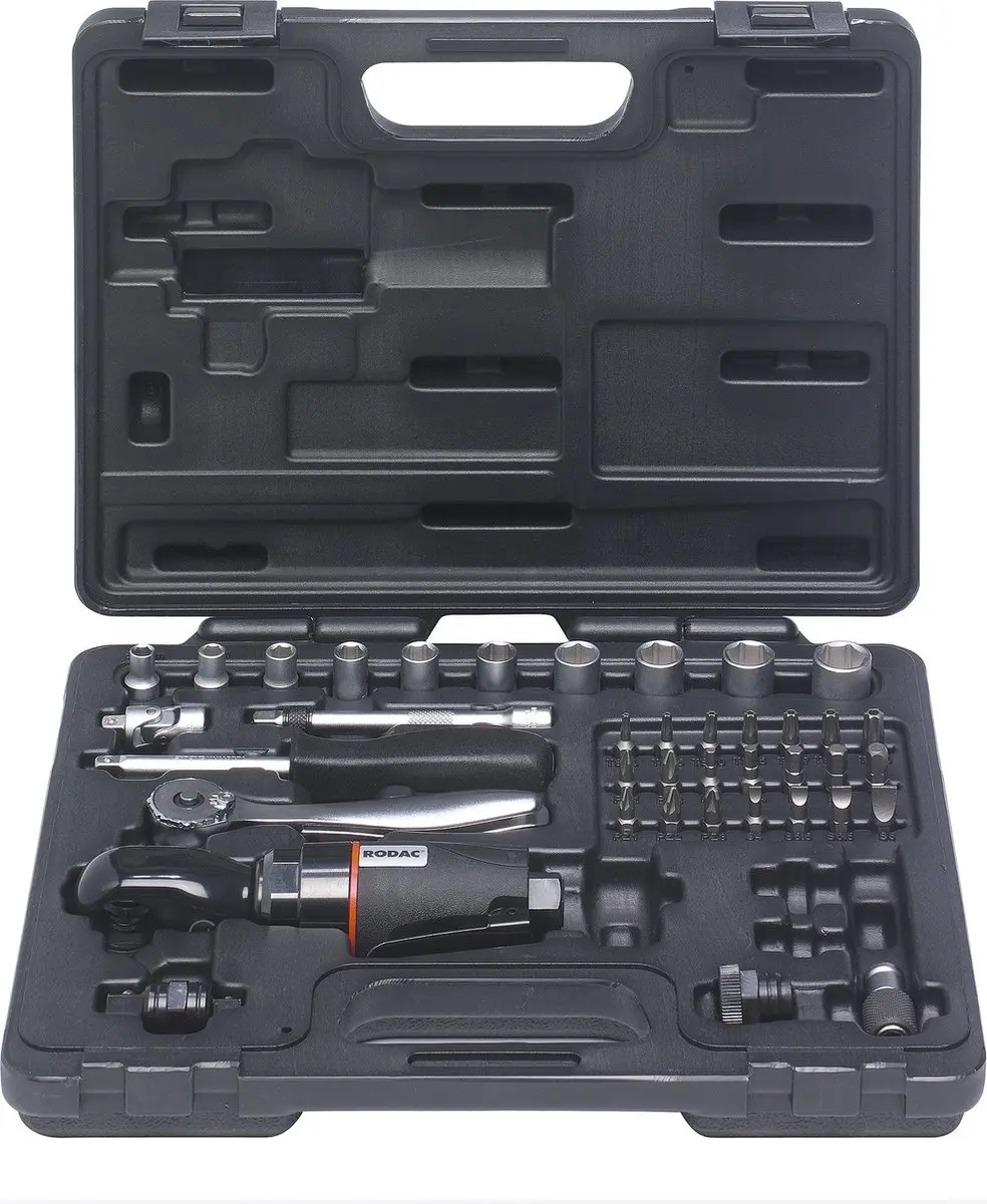 RODAC RC582BC Ratelsleutelset 1/4" & 3/8" - 850 rpm - Meerkleurig