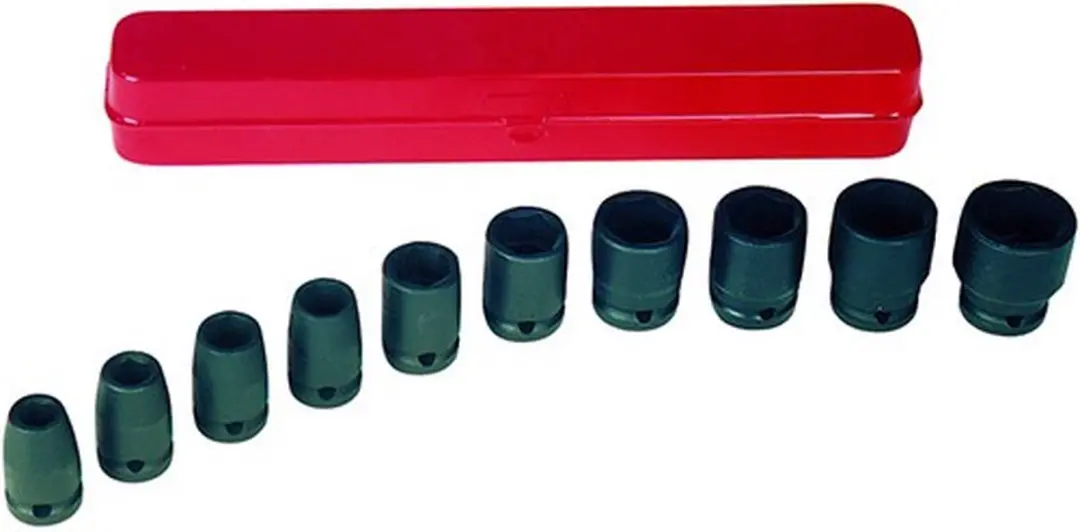 RODAC Slagmoerdoppen 1/2" RA8686CM - 10-delig - Meerkleurig