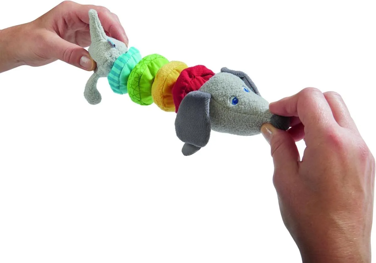 Haba Bromfiguur Dashond Junior 19x8cm - Grijs