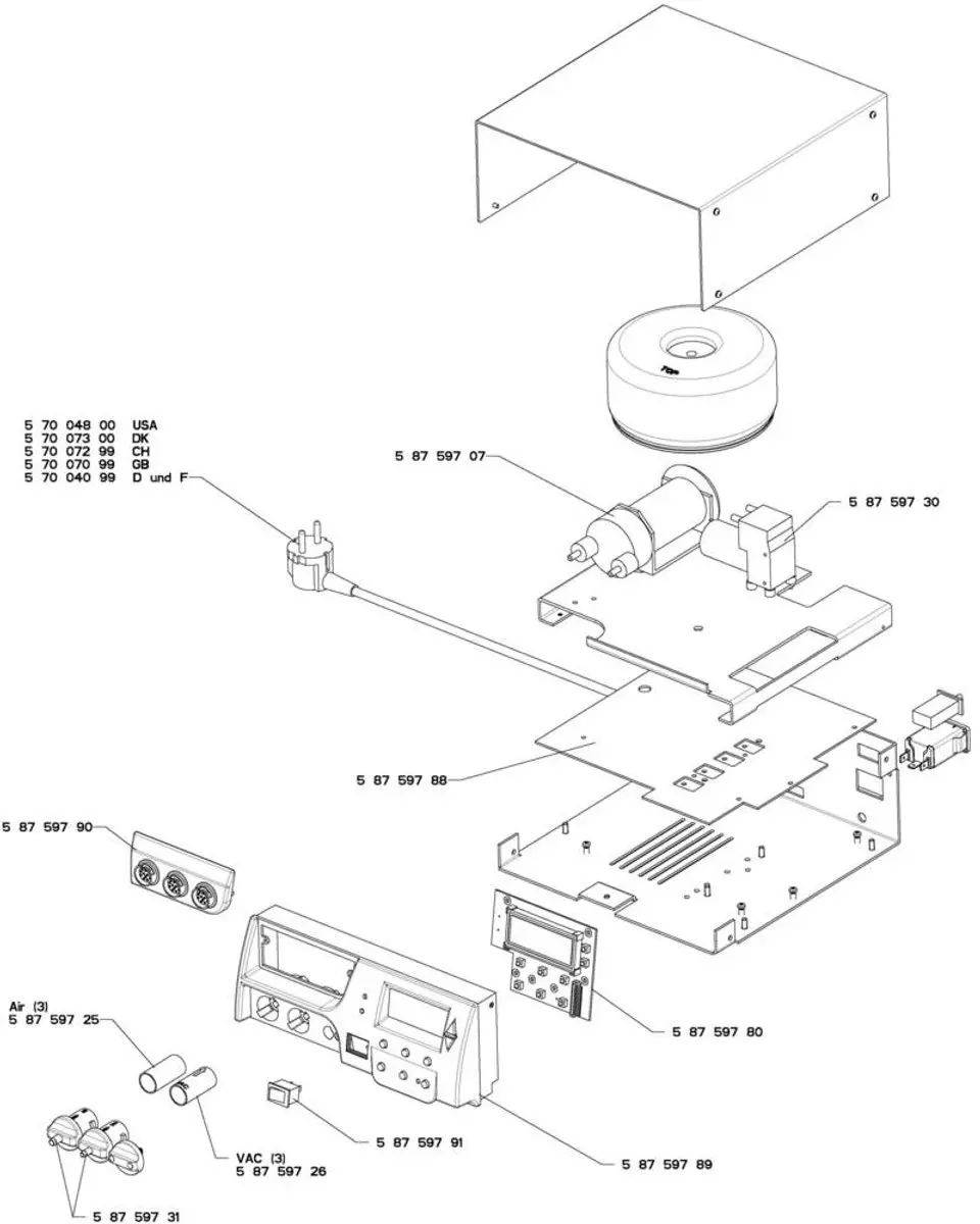 Weller WXR 3030 Netvoeding - +100 tot +450 °C