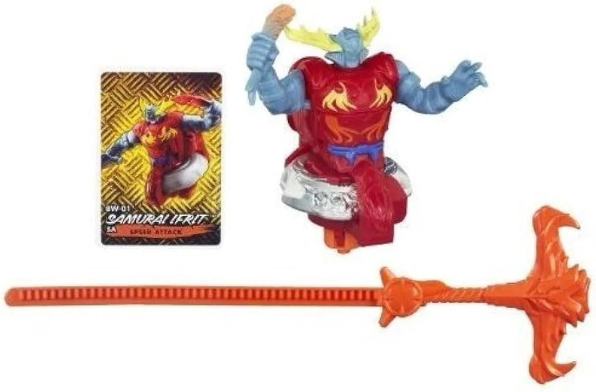 Hasbro Beywarriors Shogun Steel Samurai Ifrit BW-01 - Rood