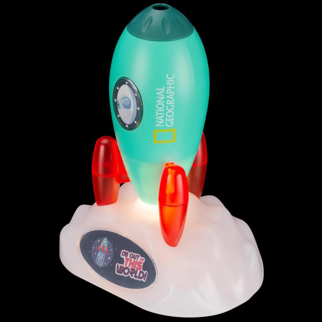 National Geographic Space Rocket Nachtlamp/Projector - Multi - afbeelding 6 van 6