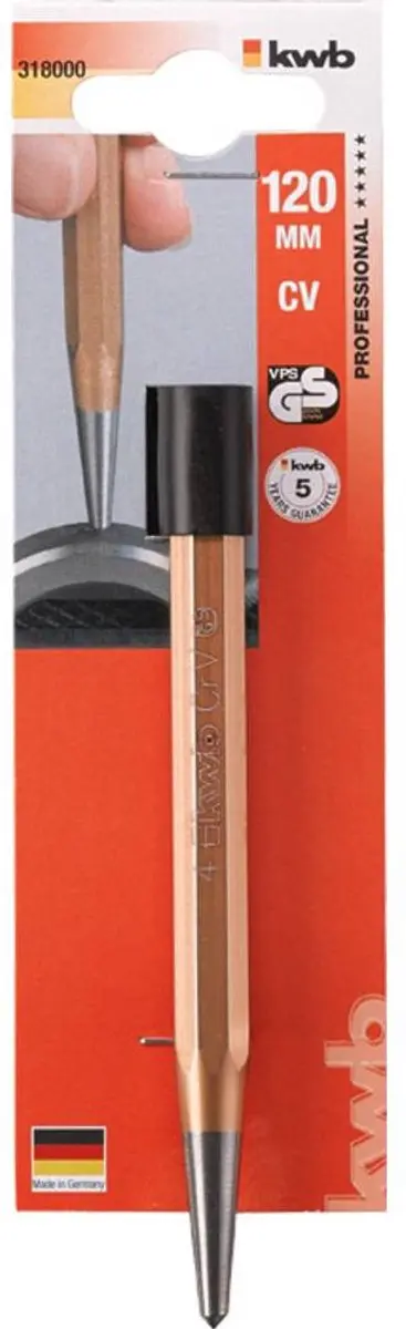 KWB Centerpunt 120mm - Goud