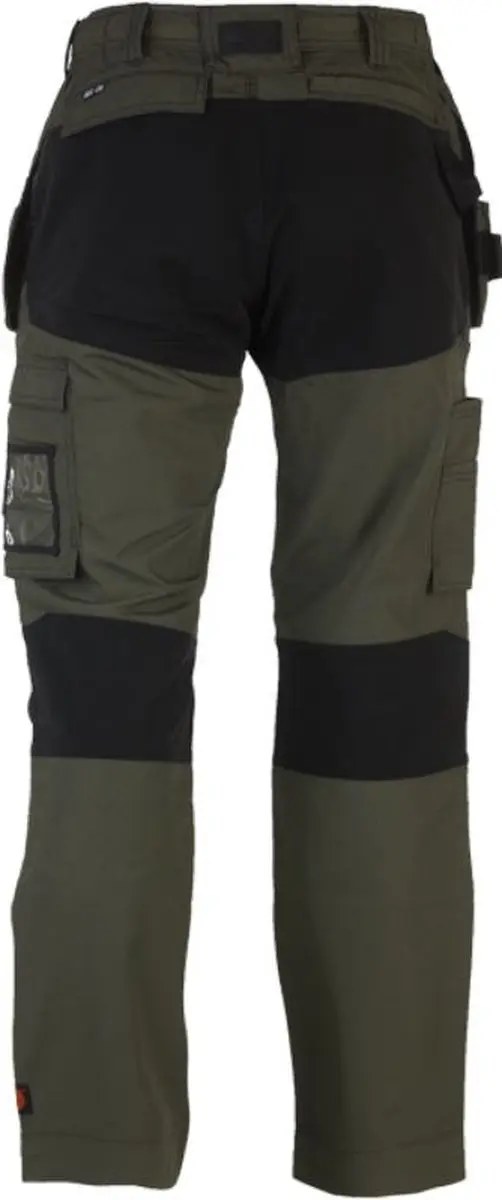 Herock Spector Werkbroek - Maat 58 - Donker Kaki/Zwart
