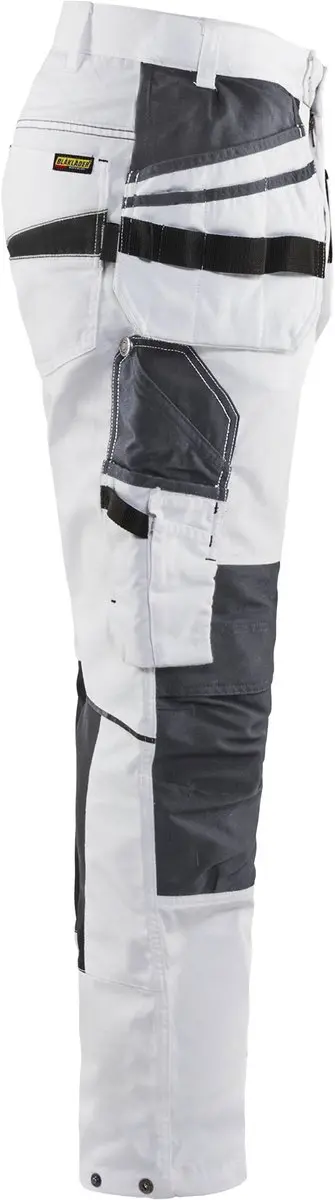 Blåkläder Schilderswerkbroek Stretch 1096-1330 - 44 - Wit/Donkergrijs